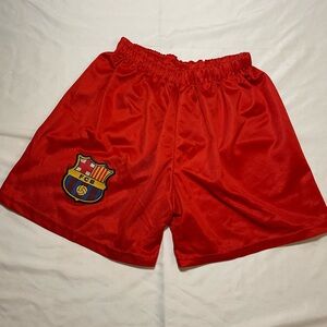 FCB Kids Red Shorts